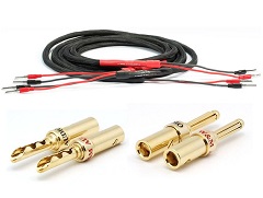 Black Rhodium Salsa speaker cables WM Audio BFA terminated, 3m pair